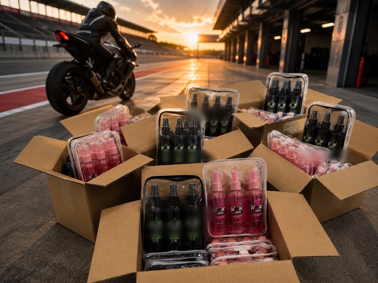 Cajas de WOW K PAPS para distribuidores